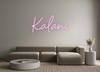 Custom neon sign Kalani