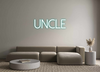 Custom neon sign UNCLE